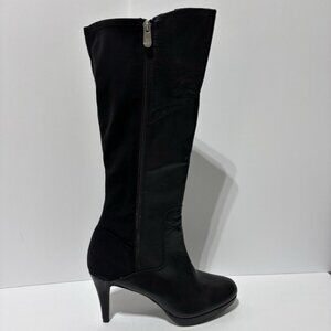 Adrienne Vittadini Women’s Pisa, Black Knee High Boots, Size 10 M